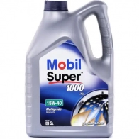 Моторное масло минеральное Super 1000 X1 15W-40 - 5 л MOBIL 20 1510301044 150867 M99L2J 1437617025