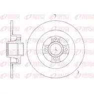 Тормозной диск KAWE DCA6104700 61047 00 BDM7 427.10 Renault Scenic (JM) 2 Минивэн 1.5 dCi (JM02. JM13) 101 л.с. 2003 – 2025