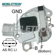 Щетки генератора MOBILETRON VR-F156 3884670 4WY 6CLT - Изображение 6