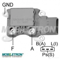 Щетки генератора MOBILETRON VR-F786M 3884682 IL9 UT2