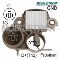 Щетки генератора MOBILETRON W 9EGGGR VR-H2009-32 3884874