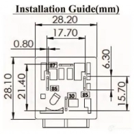 Реле MOBILETRON RLY-007 3884171 T8WF WF - Изображение 3
