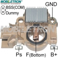 Щетки генератора MOBILETRON 1440916489 RIB ZWG VR-H2009-194