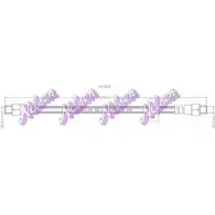Тормозной шланг KAWE YIWL NWP H1384 2333281