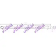 Тормозной шланг KAWE P 2J3G H3939 2333655