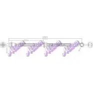 Тормозной шланг KAWE H4521 1PQL W8 2334000