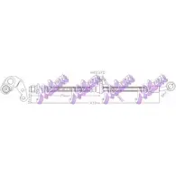 Тормозной шланг KAWE R3W13 GM 2334272 H4837Q