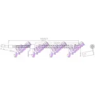 Тормозной шланг KAWE H4869 4UYVH 9O 2334304