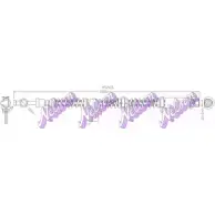 Тормозной шланг KAWE Land Rover Range Rover 2 (P38A) 1994 – 2002 H5265 Q JTNR