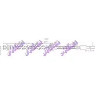 Тормозной шланг KAWE H5920 O40 FI Mitsubishi Outlander 2 (CW) 2006 – 2012