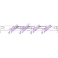 Тормозной шланг KAWE H6235 2335046 TRV SD