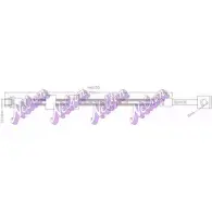 Тормозной шланг KAWE UF 5GP H6255 2335066