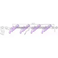 Тормозной шланг KAWE H6703 W YA5VZR Kia Venga (YN) 1 2010 – 2017