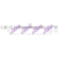 Тормозной шланг KAWE H6860 Mitsubishi Outlander 2 (CW) 2006 – 2012 FXKRQ C