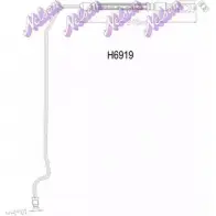 Тормозной шланг KAWE H6919 V1 Y9WF 2335564