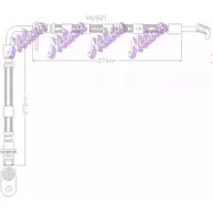 Тормозной шланг KAWE J IVBI Mazda 6 (GH) 2 Универсал 2.2 MZR CD 185 л.с. 2008 – 2011 H6921