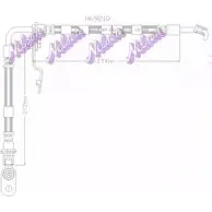 Тормозной шланг KAWE MR ALZ H6921Q Mazda 6 (GH) 2 Универсал 2.2 MZR CD 185 л.с. 2008 – 2011