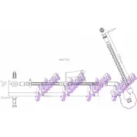 Тормозной шланг KAWE H6971Q LN8U3 G 2335618