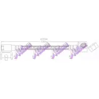 Тормозной шланг KAWE Chrysler Voyager 3 (GS) 1995 – 2000 QA S2O H7038