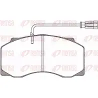 Тормозные колодки дисковые, комплект KAWE 2907 7 2336843 29092 JCA661.40