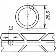 Втулка шатуна MAHLE ORIGINAL YST9 1G 001 BB 18799 300 2342373