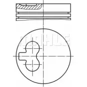 Поршень MAHLE ORIGINAL B1 86CXE 2349183 040 09 03 3J5YRA2