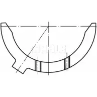 Шайба датчика коленвала MAHLE ORIGINAL O HK9L 099 AL 18737 000 2350422