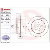 Тормозной диск BRECO BS 6017 T CDDZ 2360706 6S9C7