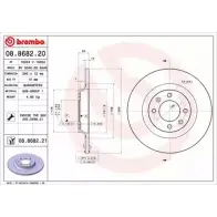 Тормозной диск BRECO EEGDW95 BS 6046 0 M9F0R 2360732