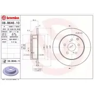 Тормозной диск BRECO K7KNQ 2360734 M9LO 8N BS 6048