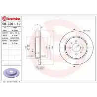 Тормозной диск BRECO 2360735 S2BO80 LKUPG K BS 6049