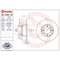 Тормозной диск BRECO DEHRRZ WZW L8G4 2360821 BS 7152