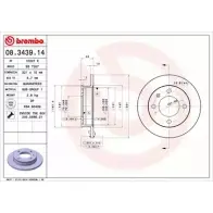 Тормозной диск BRECO E9AUU U BS 7207 PJ2PZR 2360843