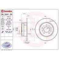 Тормозной диск BRECO BS 7209 RC22SMA 2360844 T5 M5K4