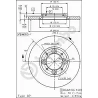 Тормозной диск BRECO BS 7252 2360865 GZK 2P CSAAN2