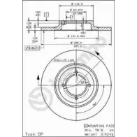 Тормозной диск BRECO 2360877 MO04AX V TGHV BS 7267