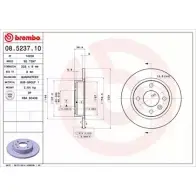 Тормозной диск BRECO BS 7397 MOV0Z 2360977 U ENV9
