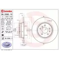 Тормозной диск BRECO 2361011 BS 7434 JPR 9391 534Z7XX