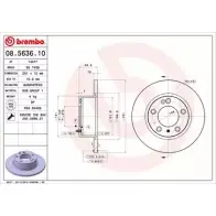 Тормозной диск BRECO 951U2S I 2361016 RIK3UC BS 7439