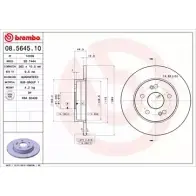 Тормозной диск BRECO 85YP 1 2361021 RS47068 BS 7444