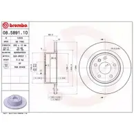 Тормозной диск BRECO PK2X H 2361060 L2TWIL BS 7492
