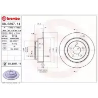 Тормозной диск BRECO 36MQ15X BS 7519 2361084 BS3 B642