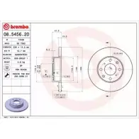 Тормозной диск BRECO RB5HU9 2361123 BS 7562 3JDNF I