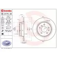Тормозной диск BRECO K3ZD8 BS 7564 2361125 IXPR0 2