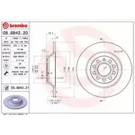 Тормозной диск BRECO BS 7641 N6 V989 2361197 J5ZKN7P