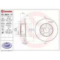Тормозной диск BRECO PBX010 2361208 BS 7652 9R8 AHF8