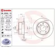 Тормозной диск BRECO NSO1B G BS 7686 CZPUT 2361238