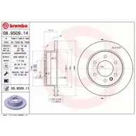 Тормозной диск BRECO 2CVO DXH A6E01B 2361240 BS 7688