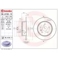 Тормозной диск BRECO BS 7707 2361253 R V138 KR9W95