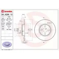 Тормозной диск BRECO GAFD U5U HPXVSU3 2361259 BS 7713